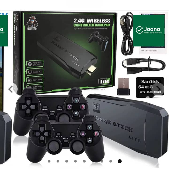 🎮 JAANA MegaPlay™ – Transformez instantanément votre TV en console rétro 4K